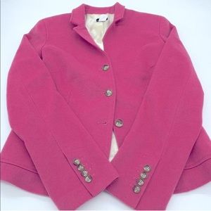 J Crew Wool Cashmere Pink Blazer Women’s M